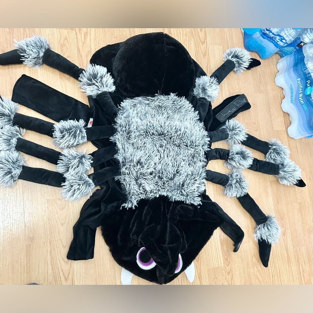 Costume for pets dogs fuszzy spider size medium - Picture 2 of 6